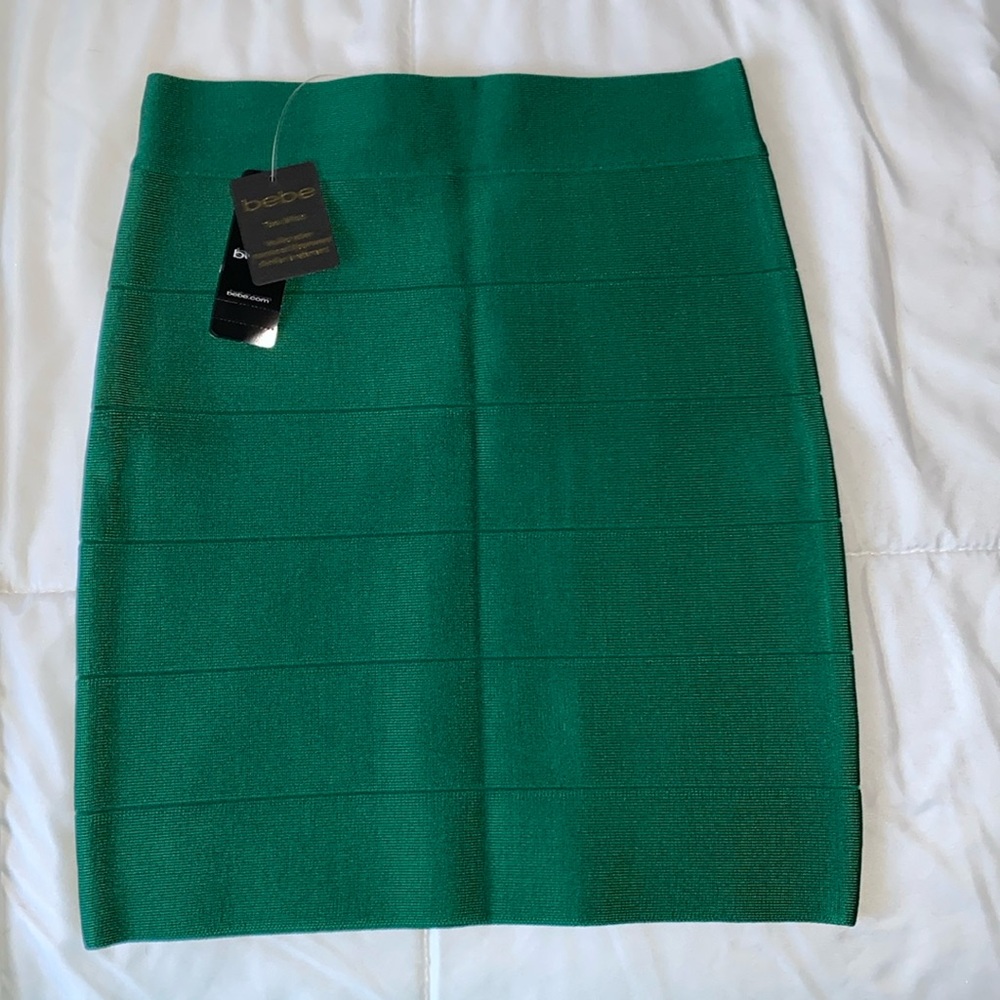 Bebe bandage pencil skirt